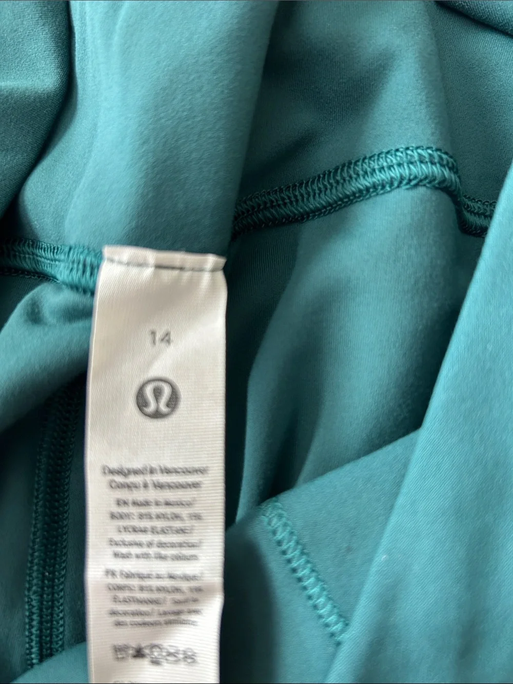 lululemon athletica Deep Teal High-Rise Leggings